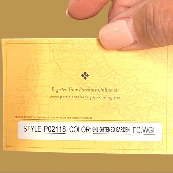 PATRICIA NASH LEATHER FERRARA SATCHEL BAG ENLIGHTENED GARDEN RETIRED FLORAL - Picture 11 of 14